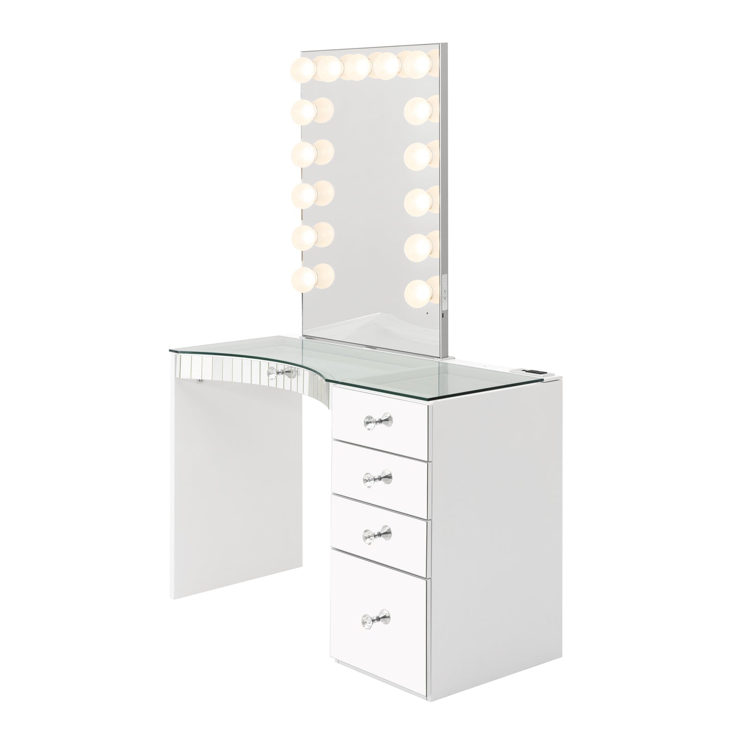 RIKI Hollywood Mirror & Power Vanity Bundle