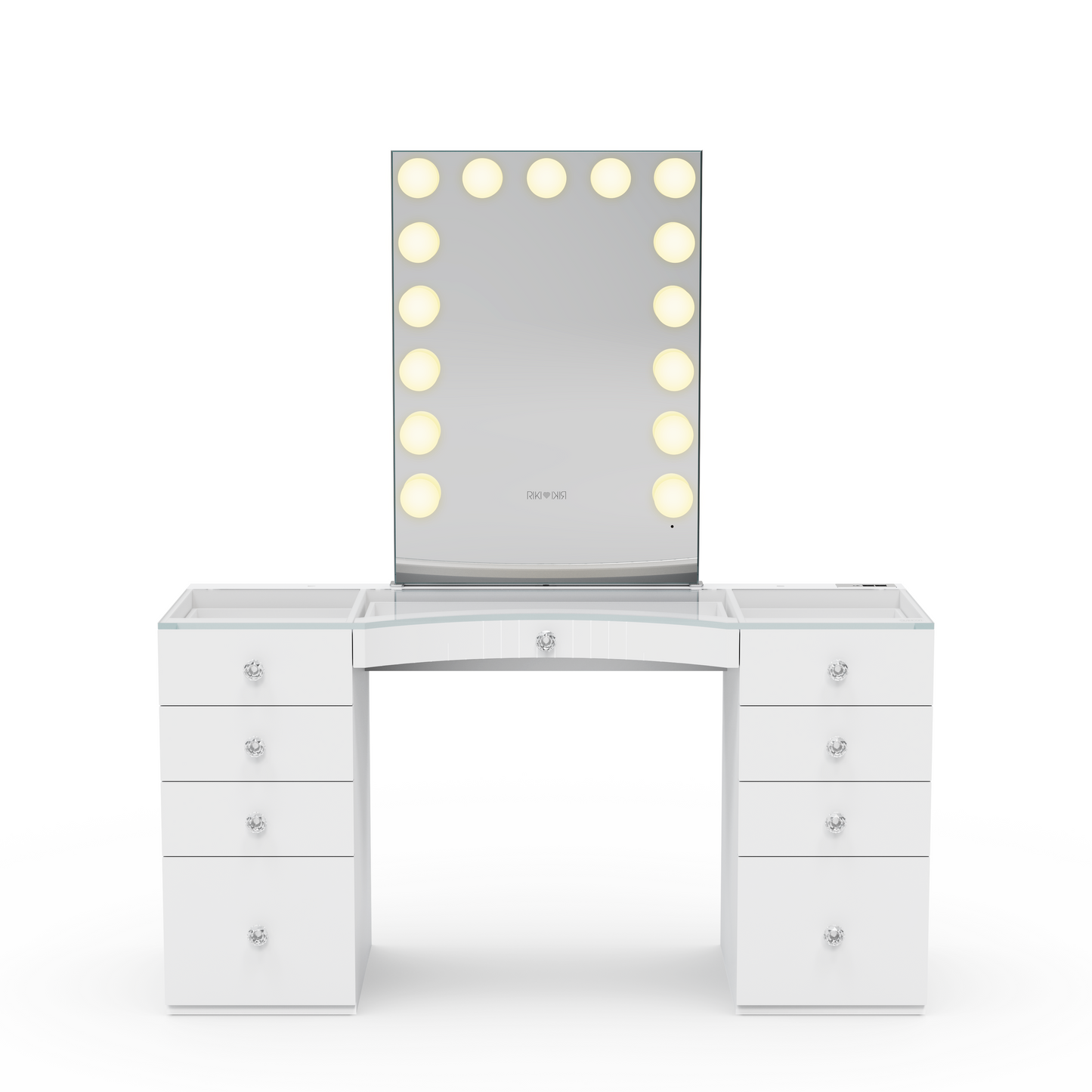 RIKI Hollywood Mirror & Power Vanity Bundle