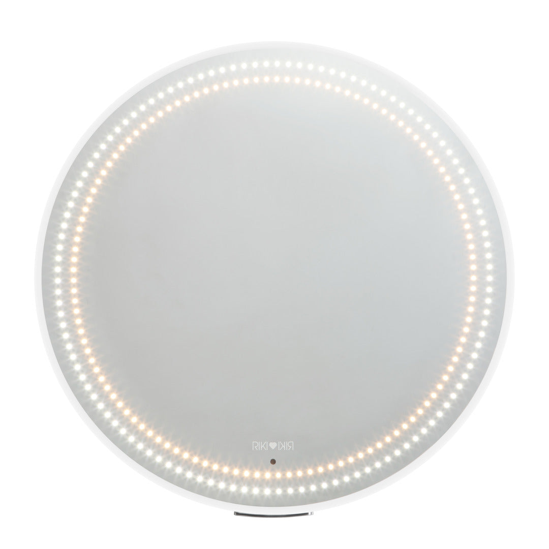 RIKI CLASSY wall-mount vanity mirror with adjustable lighting for a flawless look