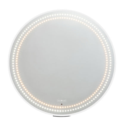 RIKI CLASSY wall-mount vanity mirror with adjustable lighting for a flawless look