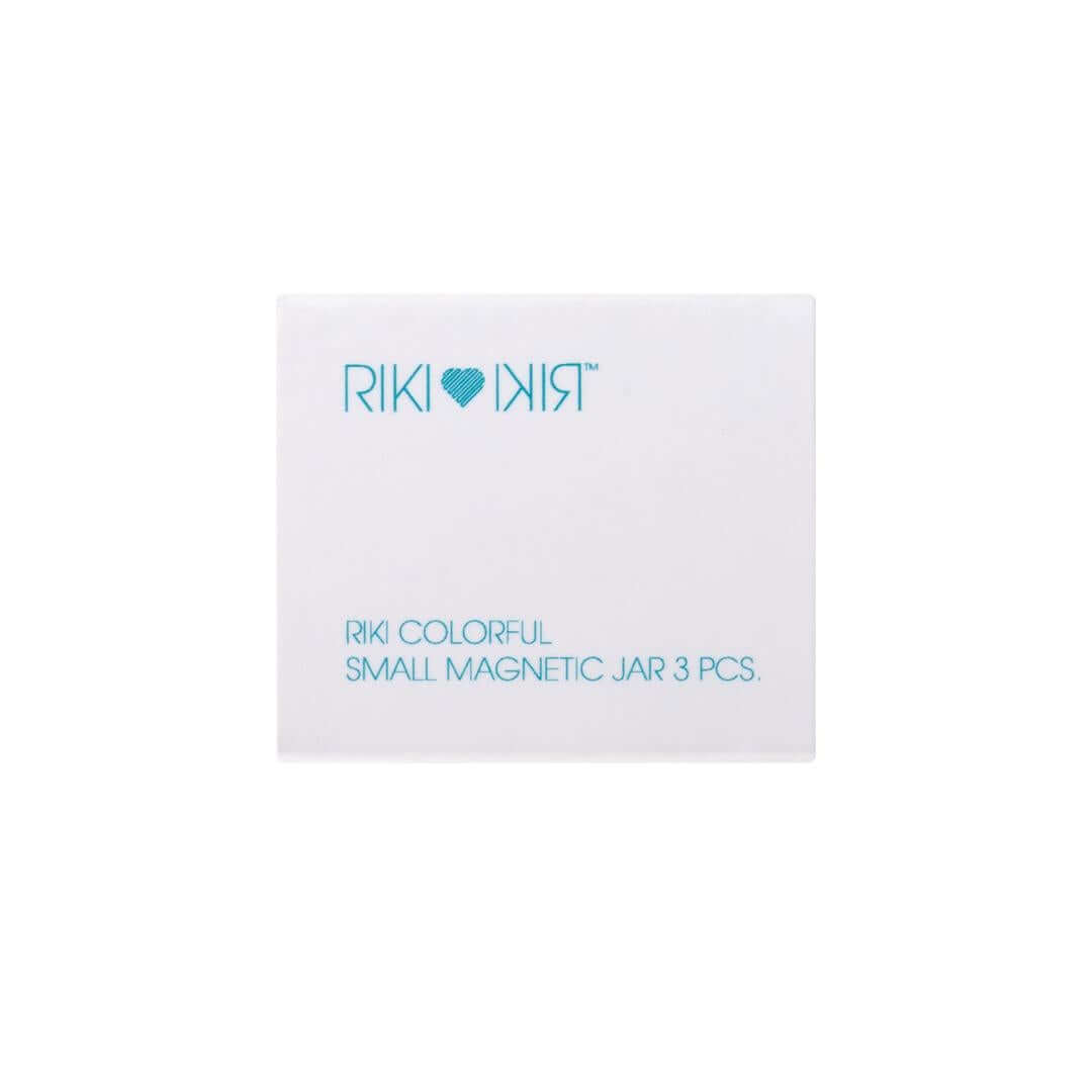 Small magnetic jars compatible with RIKI COLORFUL for ample storage