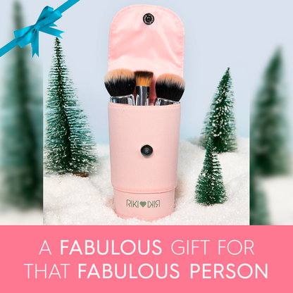 Perfect holiday gift: stylish brush case for her