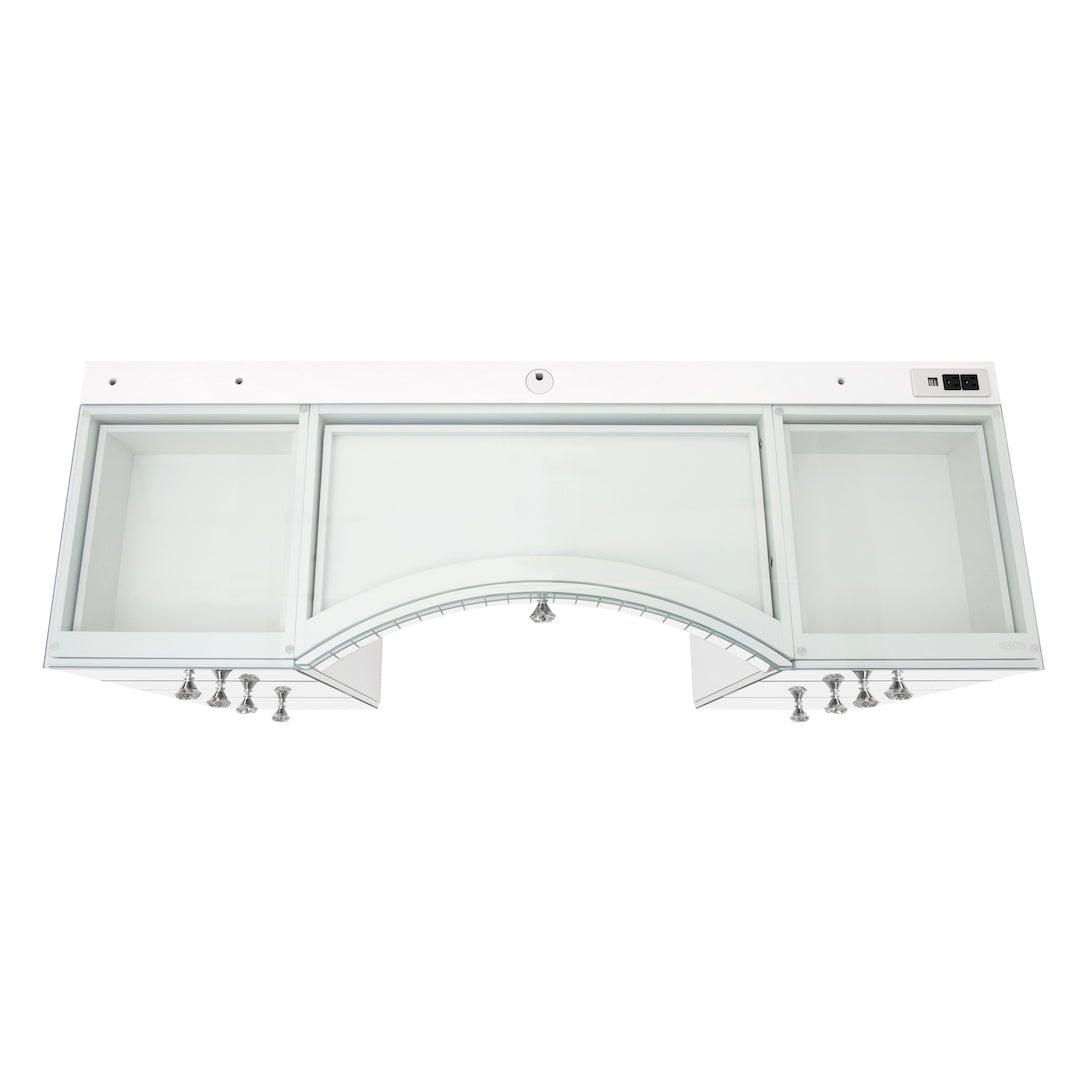Upgrade your vanity setup with the RIKI Hollywood Mirror Bundle, leaving Impressions Vanity and SlayStation tables in the dust