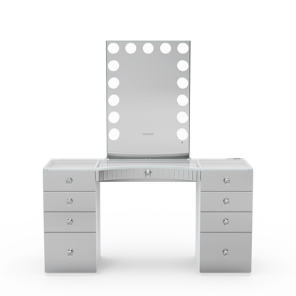 Immerse yourself in the best Hollywood vanity and mirror set with high-definition, color temperature adjustable lighting. A better option for who are looking for high quality alternatives to SlayStation Dimond Edition.