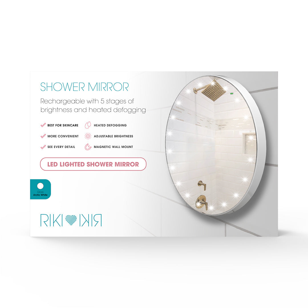 RIKI LOVES RIKI Shower Mirror Turning - Versatile design for your grooming needs!