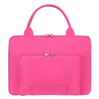 RIKI LOVES RIKI SKINNY Felt Bag Hot Pink - Stylish and durable protection