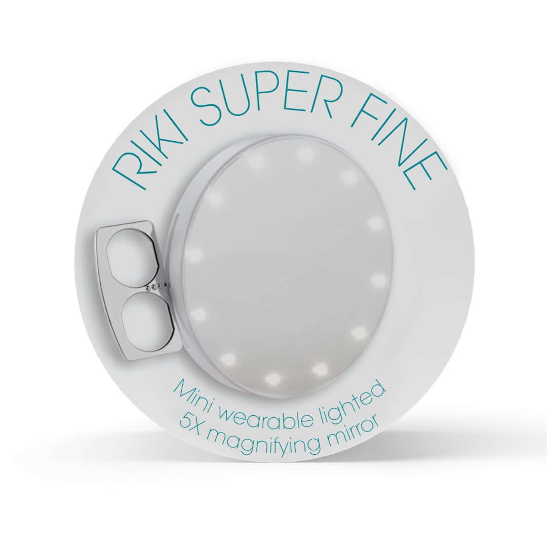 Magnify your beauty with the RIKI SUPER FINE 5X's 5X magnification
