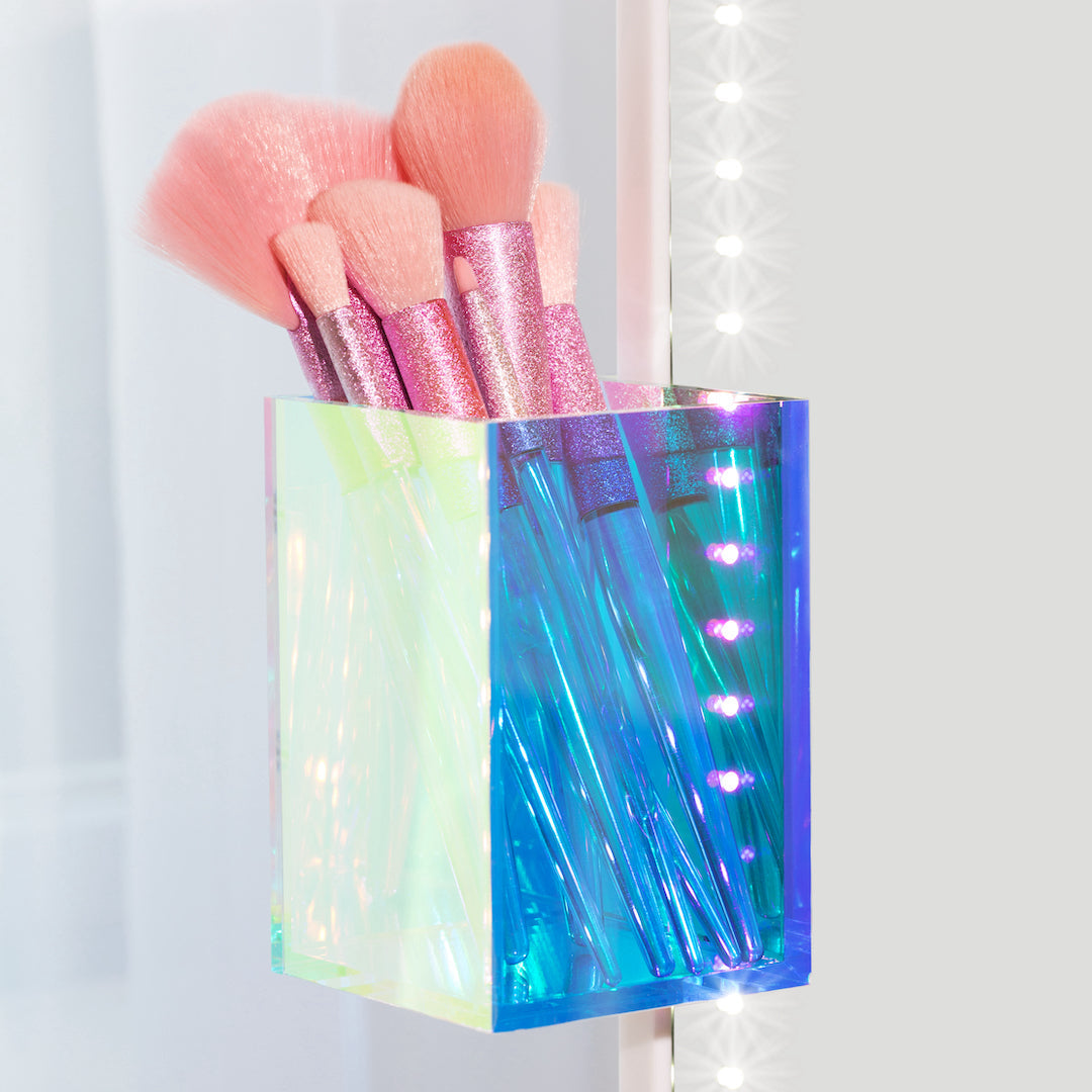 Achieve a neat and organized vanity with RIKI TALL Mounted Organizers