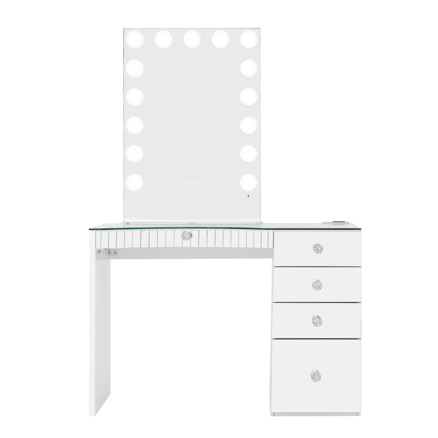RIKI Hollywood Mirror & Power Vanity Bundle